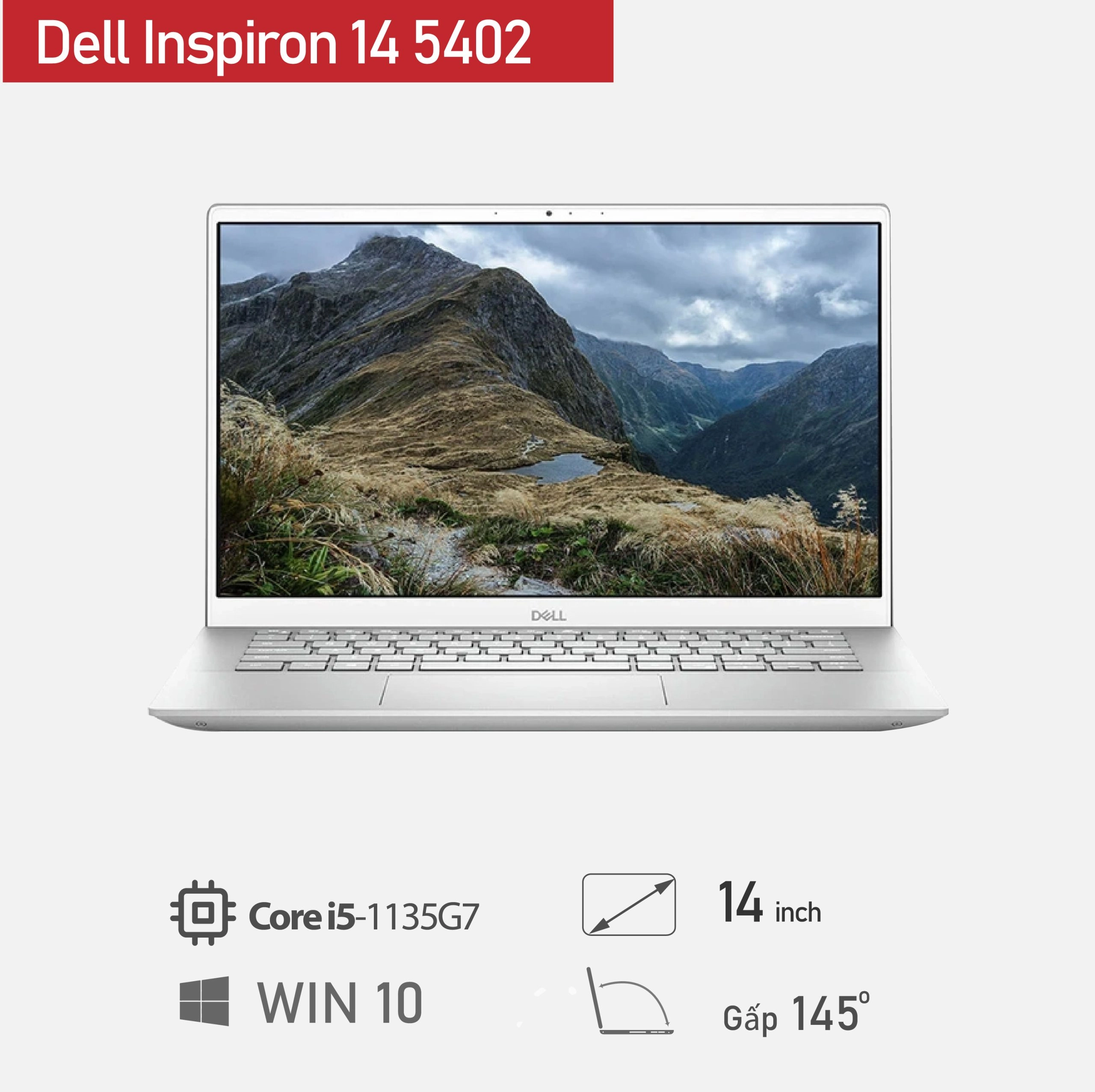 Thế Giới Số 365 | Laptop Dell Inspiron 14 5402 White/ Win 10