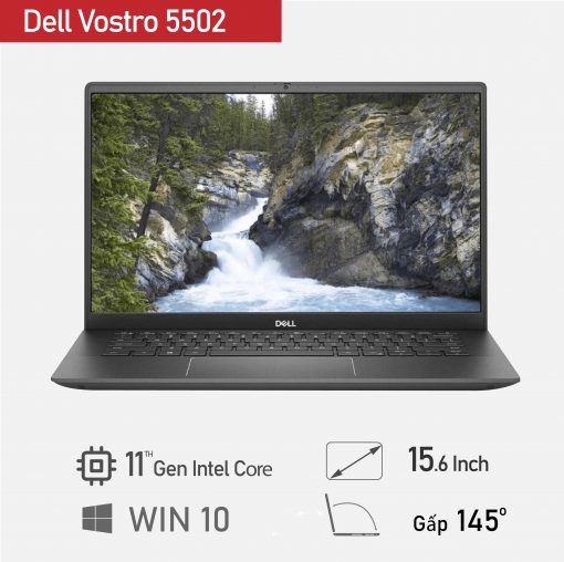 [Mới 100%] Dell Vostro 5502 i5 1135G7/ 8GB/ 256GB/ Win10 (70231340)
