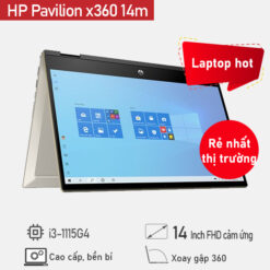 [Mới 100%]HP Pavilion x360 14m (2021) i3-1125G4, RAM 8G, SSD 256G, Màn 14 inch Full HD IPS, Touch