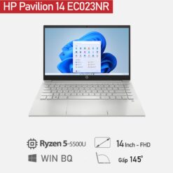 [Mới 100%] HP Pavilion 14 EC023NR Ryzen 5 5500U, RAM 8G, SSD 256G, Màn 14 inch Full HD IPS