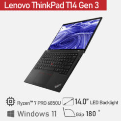 [Mới 100%] Lenovo ThinkPad T14 Gen 3 AMD Ryzen 7 PRO 6850U /Ram 16GB/ Ssd 512GB/ Win 11 Pro