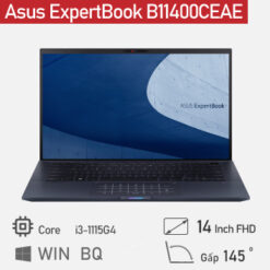 [Mới 100%] Asus ExpertBook B11400CEAE -EK2428 i3-1115G4/ Ram 4GB/ SSD 256GB/14 inch FHD