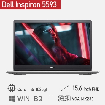 Thế Giới Số 365 | Laptop cũ Dell Inspiron 5593 Core i5-1035g1 /Ram 8GB/ SSD 512GB/15.6 inch FHD/ VGA MX230