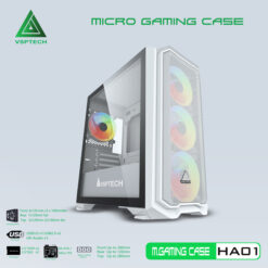 CASE VSPTECH GAMING HA01 - Trắng