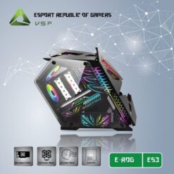 Case VSP E-ROG ES3 Gaming Có Sẵn panel LED