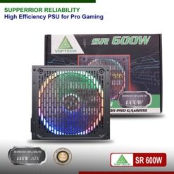 Nguồn VSPSR 600W Công Suất Thực FAN LED RGB