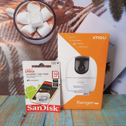 Camera WIFI IMOU RANGER 2 IPC (A22EP) Full HD 2.0MP (1920x1080) , xoay 355 độ, cổng LAN (Mã mới) - Hình ảnh 2