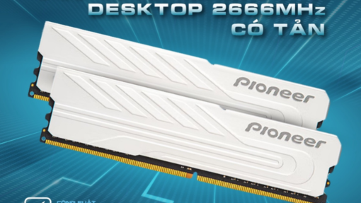 RAM desktop Pioneer Udimm 8GB DDR4 2666MHz tản nhiệt