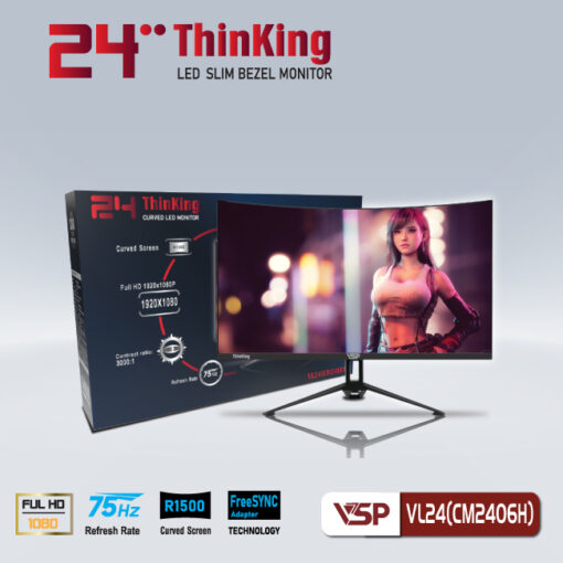 Màn hình cong Cuver LED Monitor 24inch VL24(CM2406H) - Hình ảnh 2