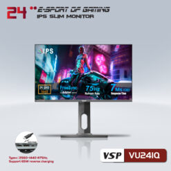 Màn hình phẵng VSP 24inch 2K eSport Gaming VU241Q - QHD /USB-C Type-C