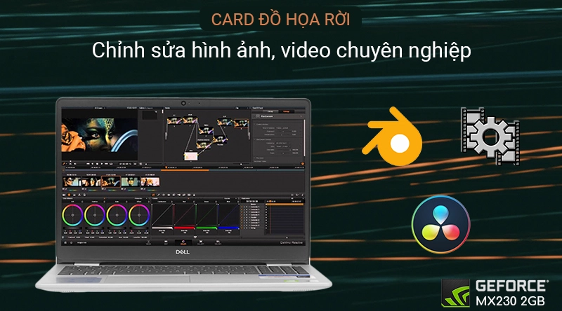Thế Giới Số 365 | Laptop cũ Dell Inspiron 5593 i5 1035G1/ Ram 8GB/ SSD 256GB/ VGA 2GB MX230/ MH 15.6in FHD