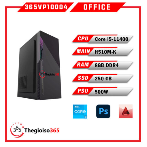 PC 365VP10004 Intel Core i5-11400/8GB/250GB SSD/Windows 10 Pro 64-bit/