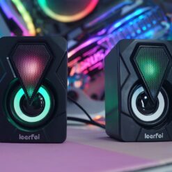 Loa Đôi Vi Tính 2.0 LeerFei YST-1046 - Led RGB - New Full Box