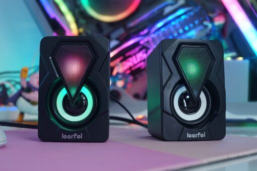 Loa Đôi Vi Tính 2.0 LeerFei YST-1046 - Led RGB - New Full Box