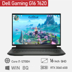 [Mới 100%] Dell Gaming G16 7620 (core i7-12700H, 16GB, 512GB, RTX, 16 Inch QHD+ 165Hz )