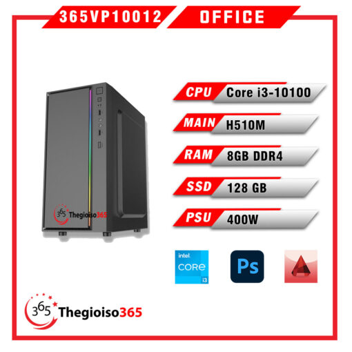 PC 365VP10011 Intel Core i3-10100/8GB/128GB SSD/Windows 10 Pro 64-bit
