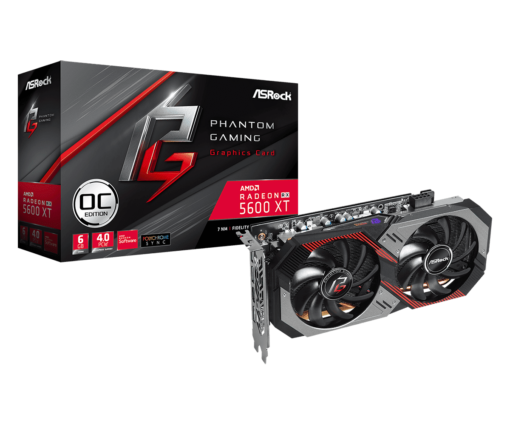 ASROCK RX 5600 Phantom Gaming D2 6G OC (No Box)