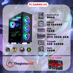 PC 365 Gaming 013 Intel Core i5-12400f/16GB/250GB SSD/GTX 2060 6GB