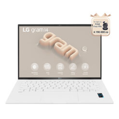 LG Gram 2023 14ZD90R-G.AX51A5 (Core i5-1340P | 8GB | 256GB | Intel Iris Xe | 14-inch WUXGA | No OS | Trắng)