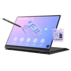 LG Gram 2023 2in1 14T90R-G.AH55A5 (Core i5-1340P | 16GB | 512GB | Intel Iris Xe | 14-inch WUXGA | Cảm ứng | Win 11 | Đen)