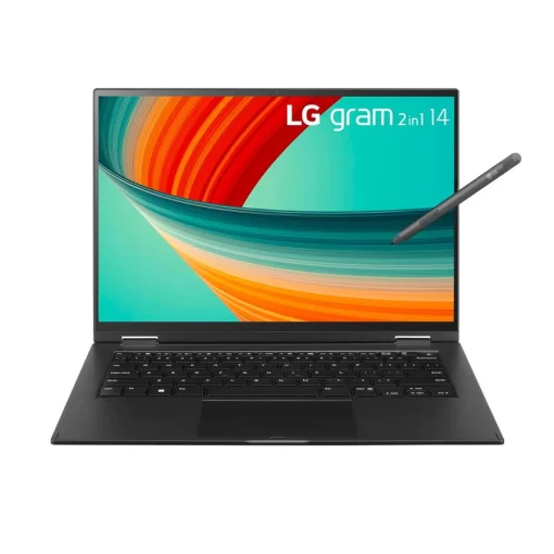 LG Gram 2023 2in1 14T90R-G.AH55A5 (Core i5-1340P | 16GB | 512GB | Intel Iris Xe | 14-inch WUXGA | Cảm ứng | Win 11 | Đen) - Hình ảnh 4