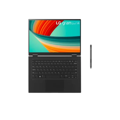 LG Gram 2023 2in1 14T90R-G.AH55A5 (Core i5-1340P | 16GB | 512GB | Intel Iris Xe | 14-inch WUXGA | Cảm ứng | Win 11 | Đen) - Hình ảnh 5
