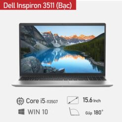 [Mới 100%] Laptop Dell Inspiron 3511 (Bạc) Core i5 1135G7/Ram 8 GB/SSD 512GB/Win11 bản quyền