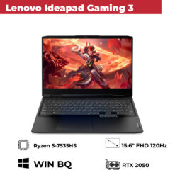 [Mới 100%] Lenovo Ideapad Gaming 3 model 2023 15ARH7 (Ryzen 5-7535HS, 8GB, 512GB, RTX 2050 4GB, 15.6" FHD 120Hz)