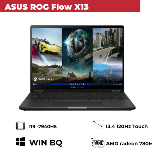 [Mới 100%]ASUS ROG Flow X13 ( R9 -7940HS, Ram 16GB, SSD 512GB, VGA AMD radeon 780M ,13.4inch FHD 120Hz Touch )