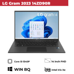 LG Gram 2023 14ZD90R-G.AX52A5 (Core i5-1340P | 8GB | 256GB | Intel Iris Xe | 14-inch WUXGA | Non-OS | Đen) - Hàng Demo