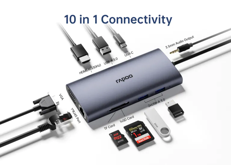 Bộ chuyển đổi Rapoo XD101 - Ảnh 7