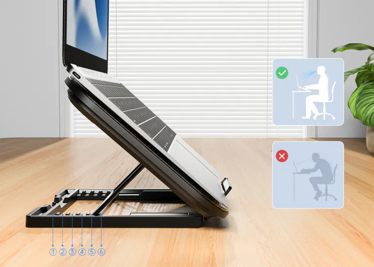 Đế tản nhiệt Laptop Rapoo CF200 - Ảnh 9