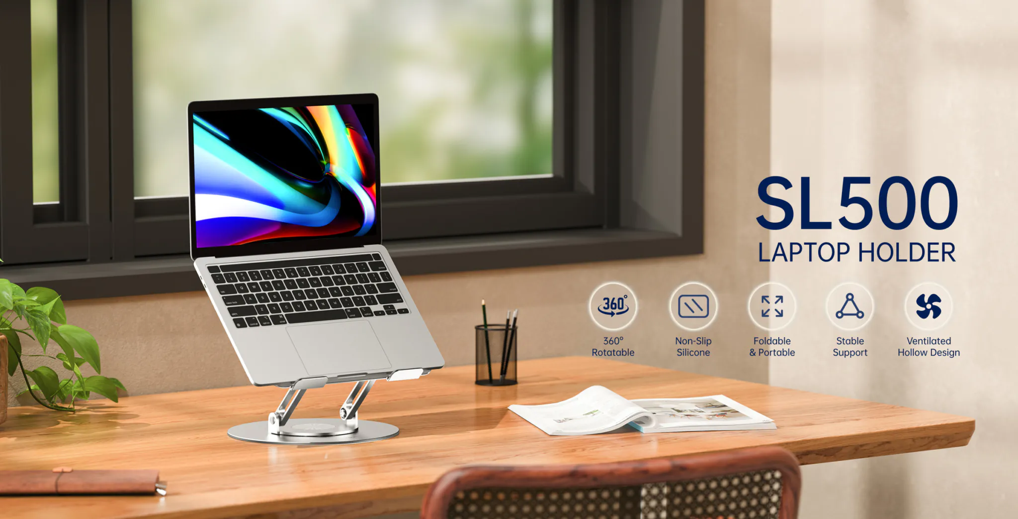 Giá đỡ Laptop Rapoo SL500 - Ảnh 8