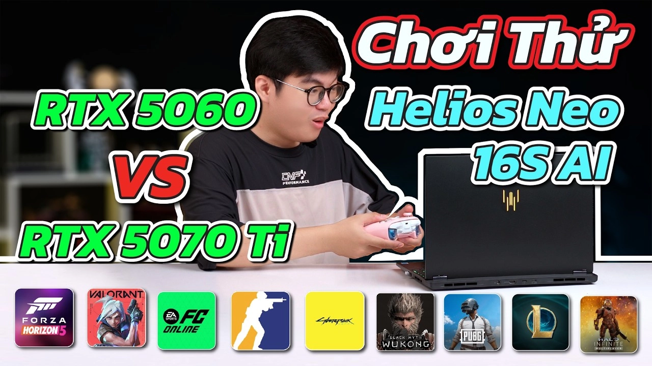 Thế Giới Số 365 | Phiên bản ĐÁNG MUA NHẤT của Neo 16S! CHƠI THỬ Predator Helios Neo 16S AI 5060 vs 5070 Ti